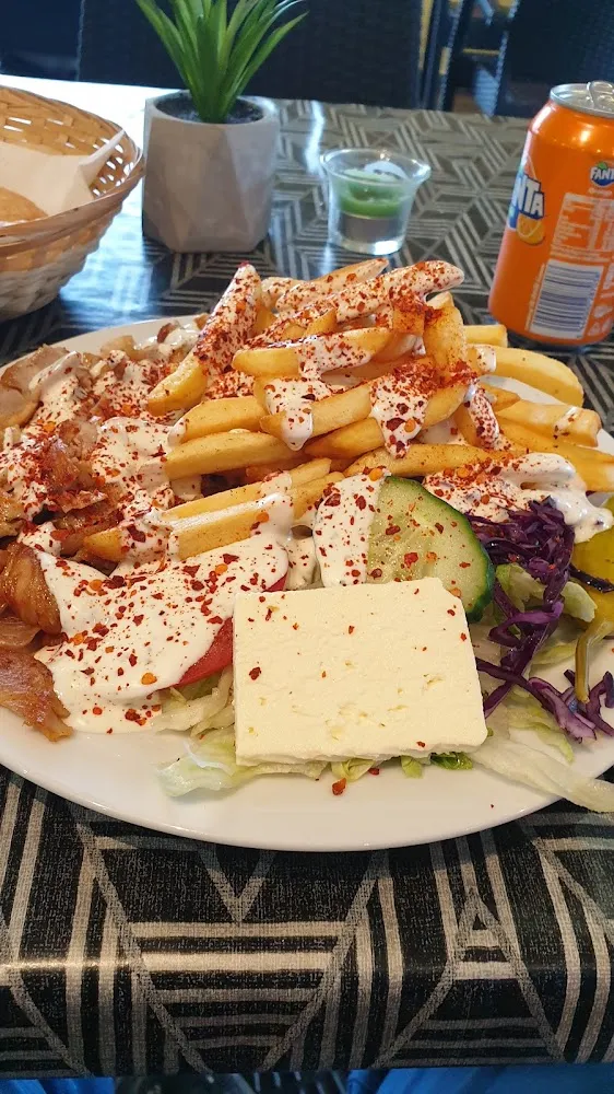 Assiettes Kebab Et Frites